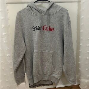 Coca Cola Gray Hoodie with Red Logo